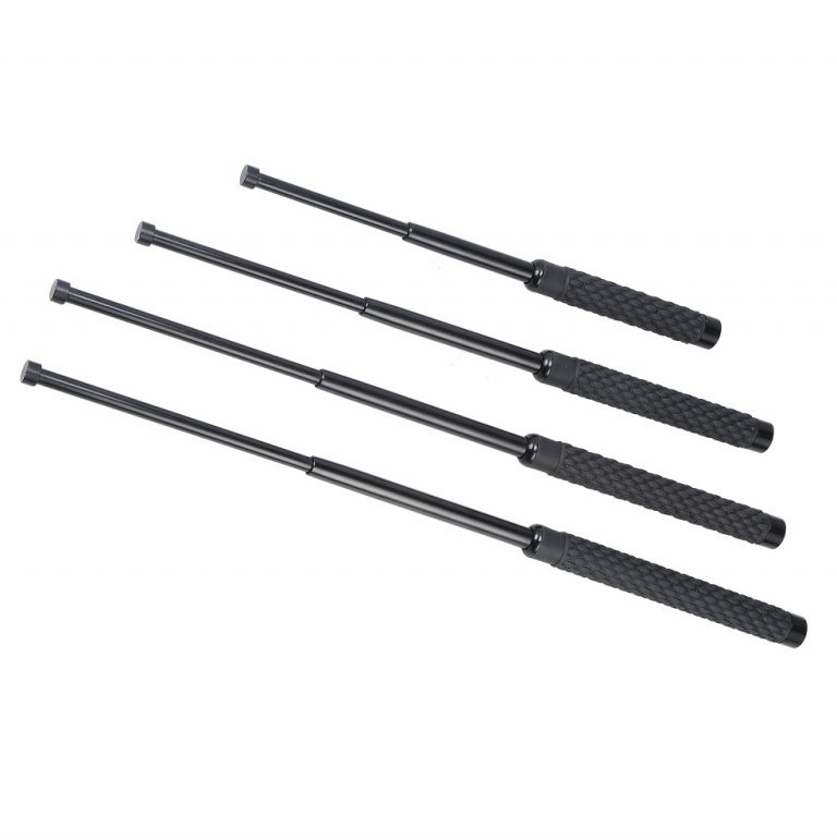 12″ Steel Expandable Spring Baton w/Glass Breaker w/Steel Grip for ...